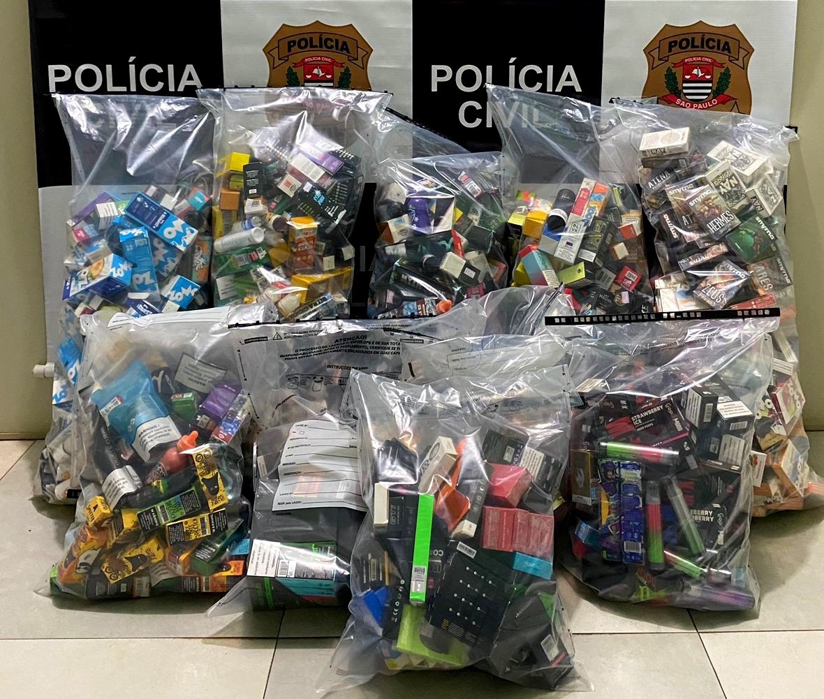 Polícia Civil apreende cigarros eletrônicos em Piracicaba 3