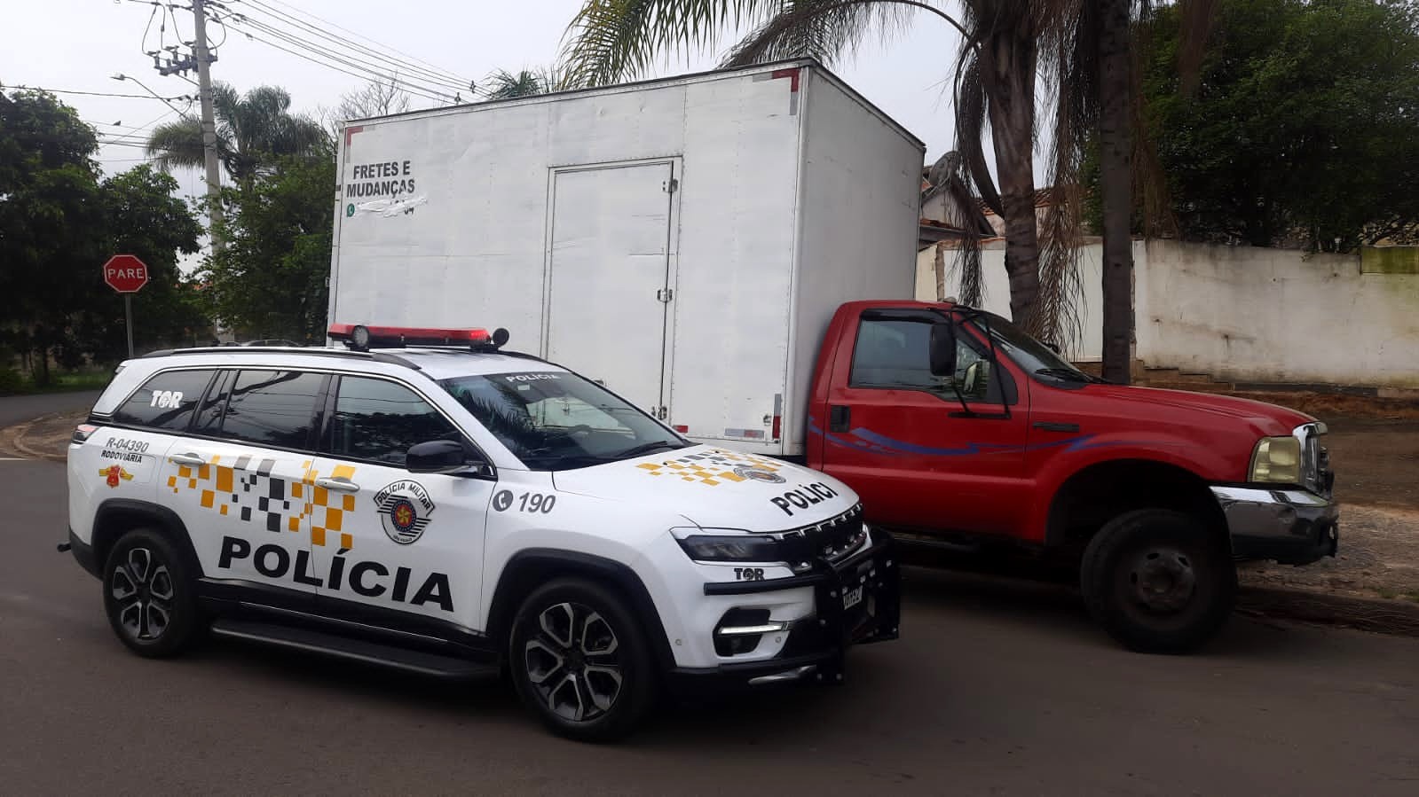 TOR prende motorista em caminhão furtado na Bandeirantes