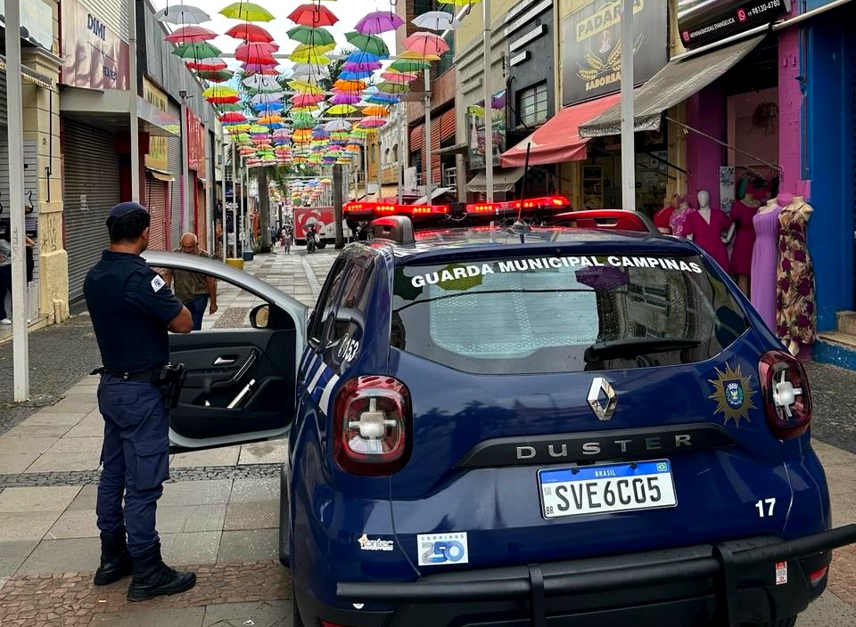 Programa Centro Mais Seguro da Guarda Municipal de Campinas registra mais de 5 mil ocorrências