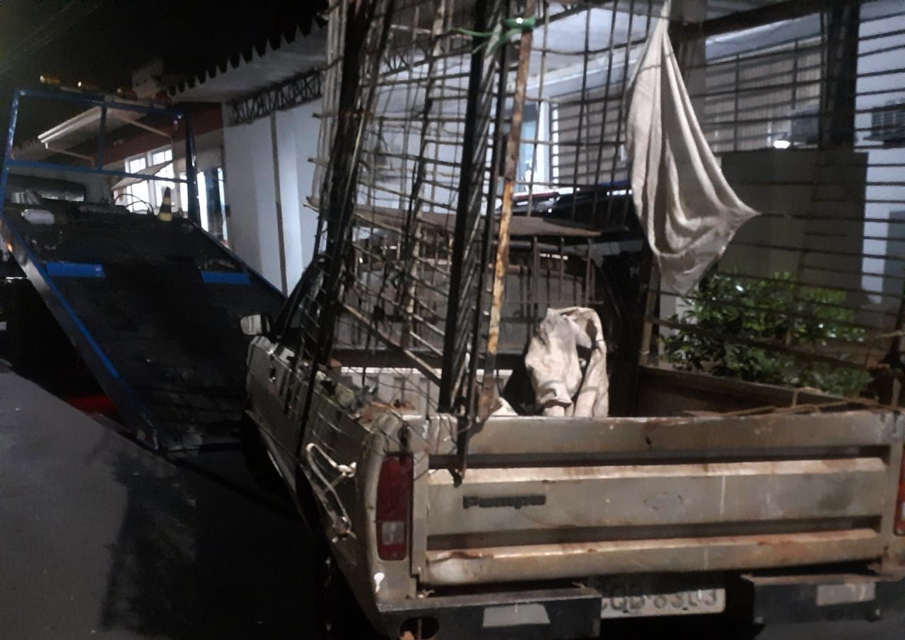 Casal é preso com 400 kg de peças de aço furtadas de linha do trem em Cordeirópolis