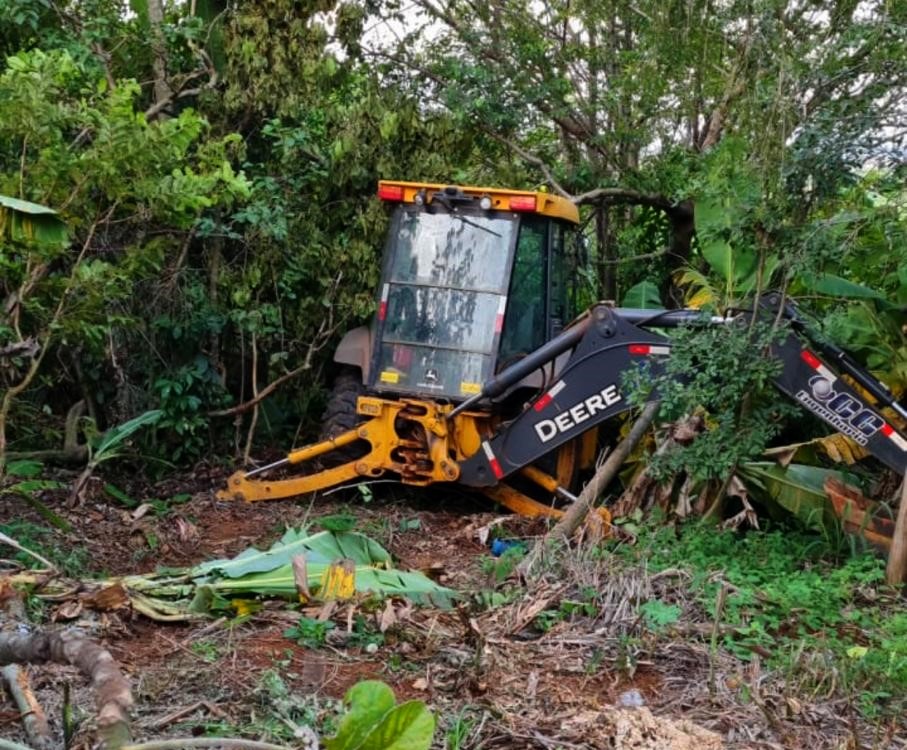 Guarda Municipal recupera retroescavadeira furtada na região do Sobrado Velho