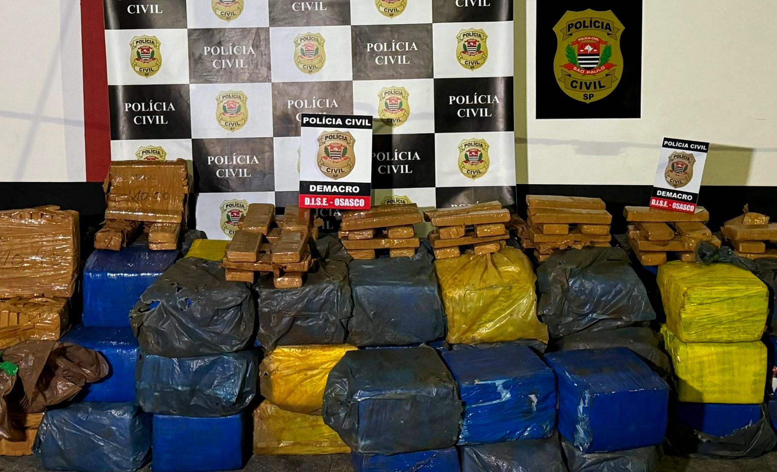 Dise encontra 1,5 tonelada de maconha de ’facção’ em carga de adubo